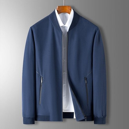 Куртка для мужчин среднего возраста в стиле папа весенне-осенняя фото