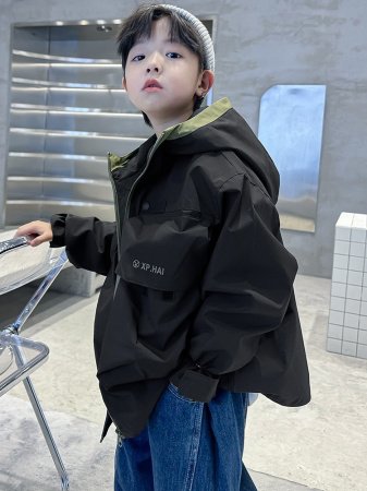 Детская мужская рабочая куртка весна-осень 2024 фото