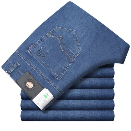 Мужские джинсы высокой посадки изображение