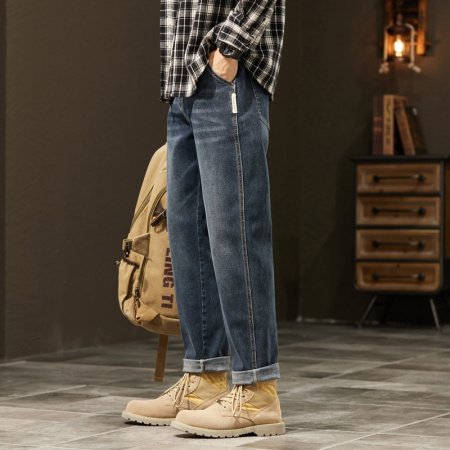 Мужские джинсы весна-лето изображение