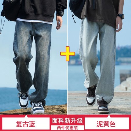 Мужские джинсы в стиле хайстрит 2024 фото