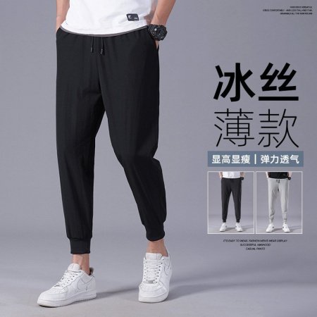 Мужские летние брюки из легкого льняного материала фотография