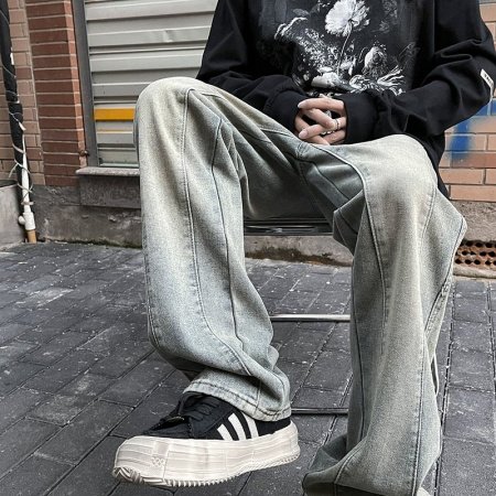 Мужские джинсы в стиле хайстрит изображение