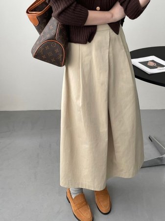 Дизайнерская юбка с уникальными складками изображение