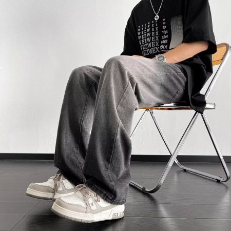 Женские джинсы с постепенным переходом цвета фото