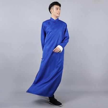 Мужская национальная рубашка в стиле республики с длинным платьем изображение