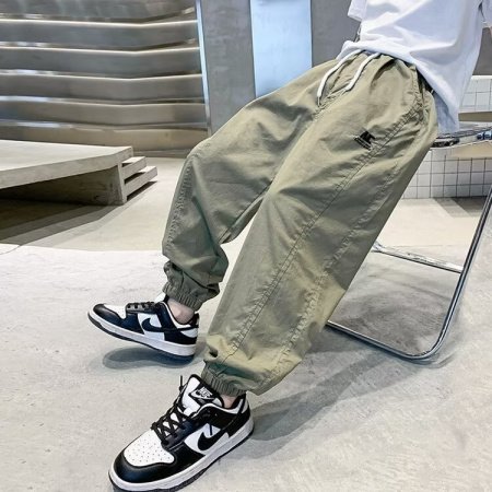 Детские летние хлопковые брюки 2024 нового дизайна фото