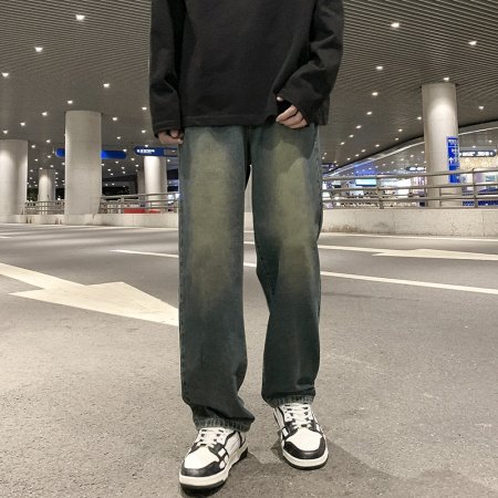 Мужские джинсы 2024 винтажного стиля фотография