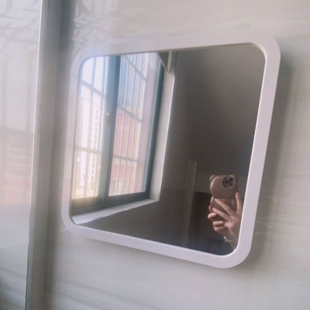 Шкаф для ванной комнаты с изображением на стене фотография