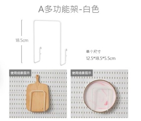 Набор для хранения настенных полок и крючков изображение