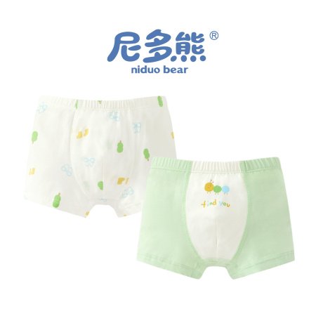 Набор мужских детских трусов из чистого хлопка изображение