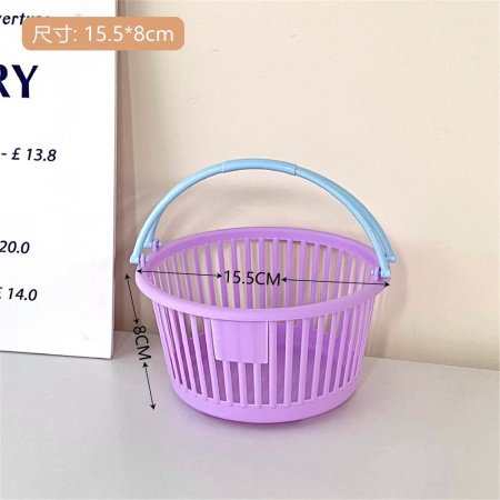 Многоцветная корзина для хранения фото