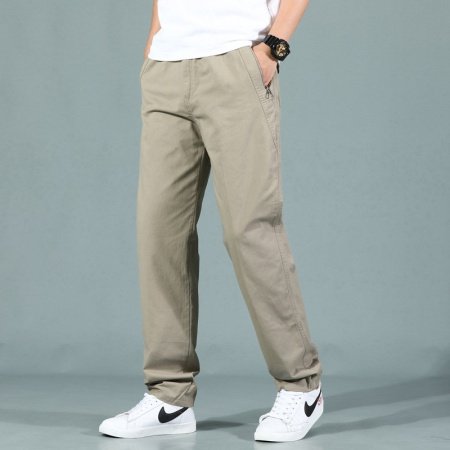 Мужские джинсы с карманами и застежкой-молнией изображение