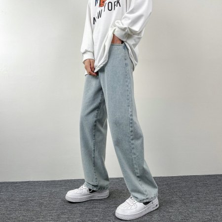 Мужские джинсы 2024 с прямыми штанинами фото