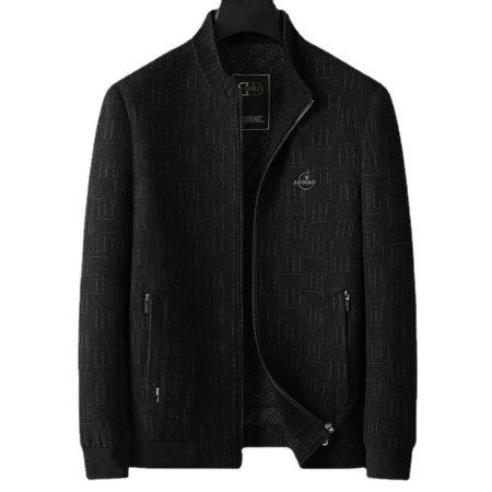 Мужское пальто среднего размера на молнии фото