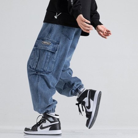 Мужские джинсы в стиле хай-стрит фото