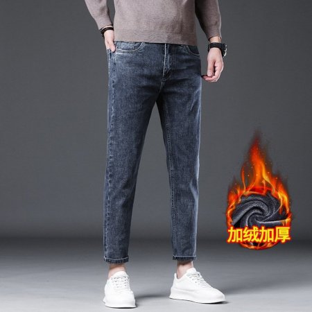 Джинсы мужские весна-осень 2024 изображение