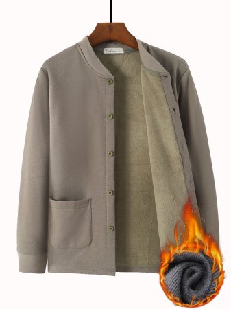 Мужская хлопковая футболка с длинным рукавом для пожилых фотография