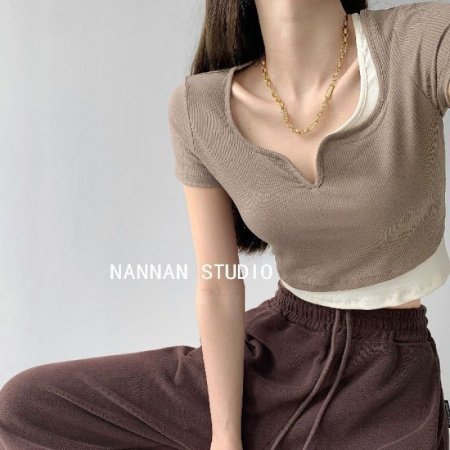 Женская футболка с длинным рукавом в ретро стиле фотография