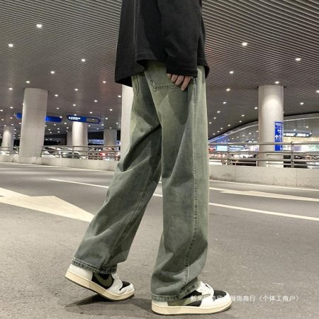 Мужские джинсы 2024 винтажного стиля фотография