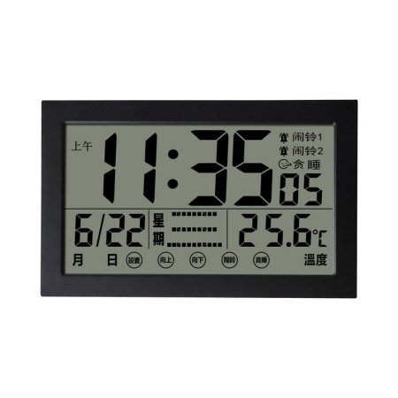 Современные часы LCD с функцией звука и сенсорным управлением изображение