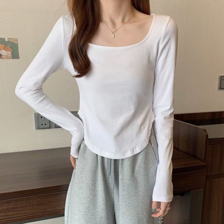 Женская футболка с длинным рукавом в ретро стиле фотография