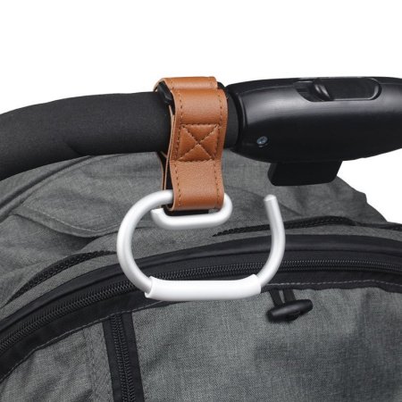 Крючок для детской коляски из кожи изображение