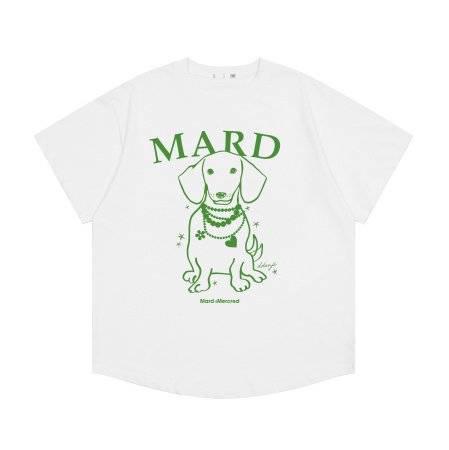 Футболка с коротким рукавом и принтом маленькой собачки фотография