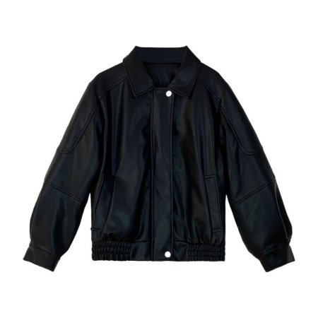 Детская куртка в стиле мотоциклиста 2024 года изображение