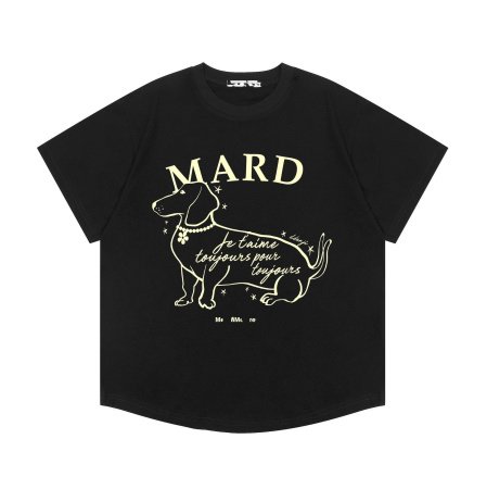 Футболка с коротким рукавом и принтом маленькой собачки фотография