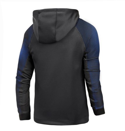 Мужская куртка с капюшоном и градиентным цветом фотография