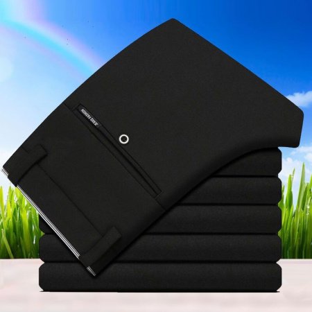 Мужские брюки в стиле ханбан с высокой посадкой фотография