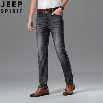 JEEP SPIRIT мужские джинсы прямого кроя изображение