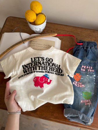 Детские джинсы Ququ Gugu 2024 лето фотография