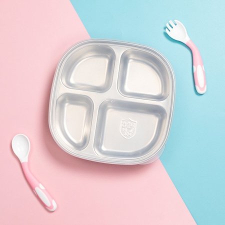 Детская посуда из нержавеющей стали фотография