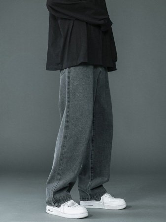 Мужские джинсы 2024 с прямыми штанинами фото