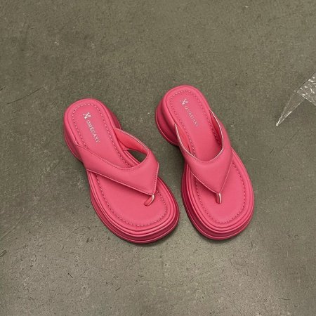 Женские летние туфли с толстой подошвой изображение