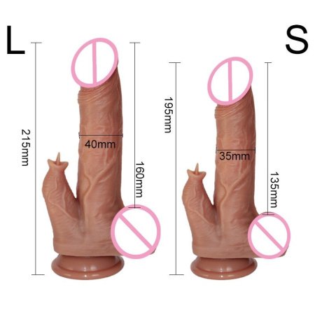 Вибратор с подогревом и реалистичным дизайном фотография