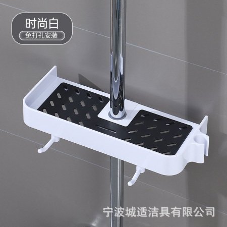 Полка для душа с подставкой для душа фото