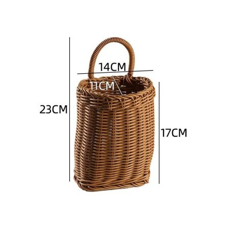 Плетеная корзина для хранения фотография