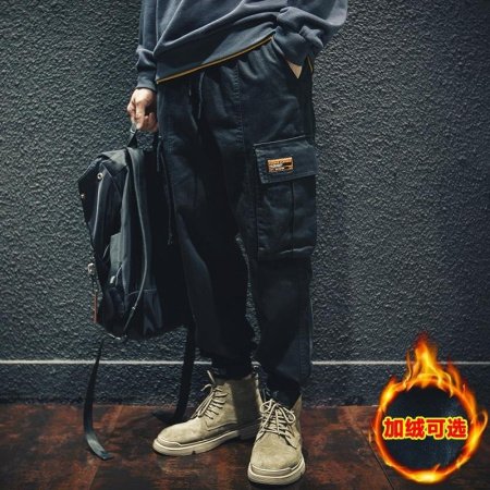 Весенние хлопковые брюки мужские изображение