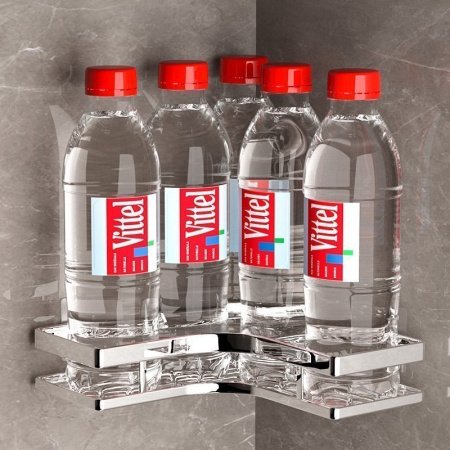 Угловая полка для ванной комнаты фото