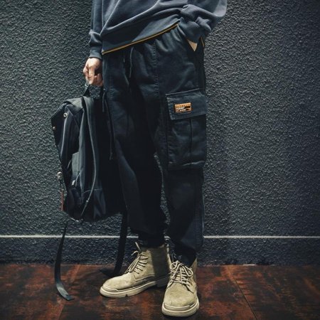 Весенние хлопковые брюки мужские изображение