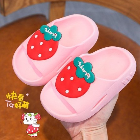 Детские тапочки с мультяшным рисунком фото