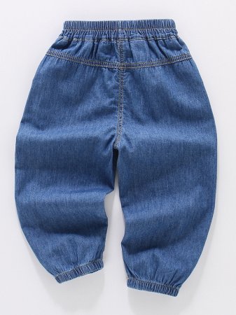 Детские джинсовые брюки с защитой от комаров изображение