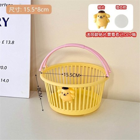 Многоцветная корзина для хранения фото