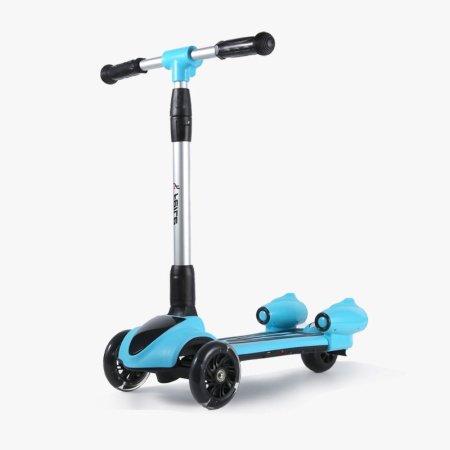 Детский складной самокат с Bluetooth-музыкой изображение