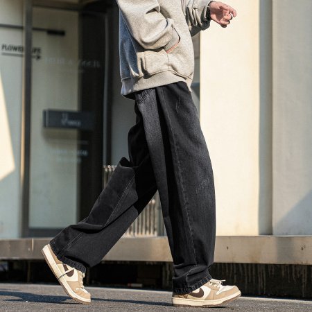 Мужские джинсы в стиле Гонконга фото