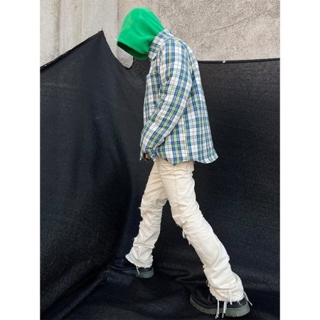 Мужские джинсы Vibe в стиле хайстрит цвета милкшейк изображение