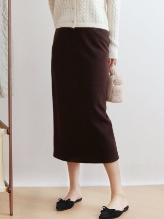 Женская юбка из шелка и кашемира изображение